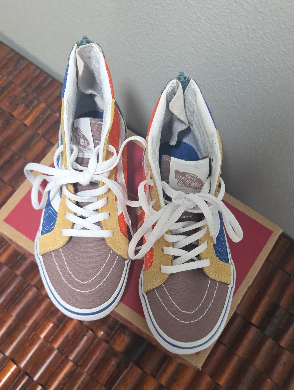 Vans SK8-HI ZIP PATCHWORK SNEAKERS UNISEX
